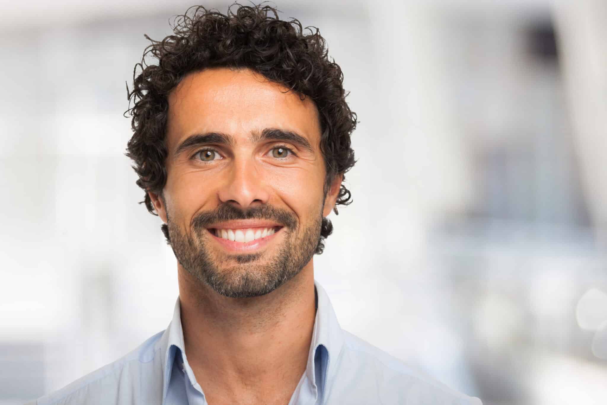 Smiling man portrait Botox For Men-Cosmetic Clinic Christchurch