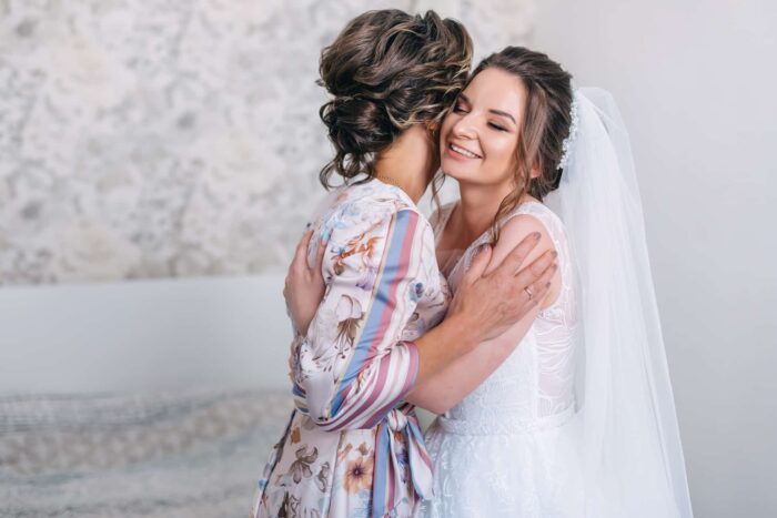 Mum and Bride before the big day