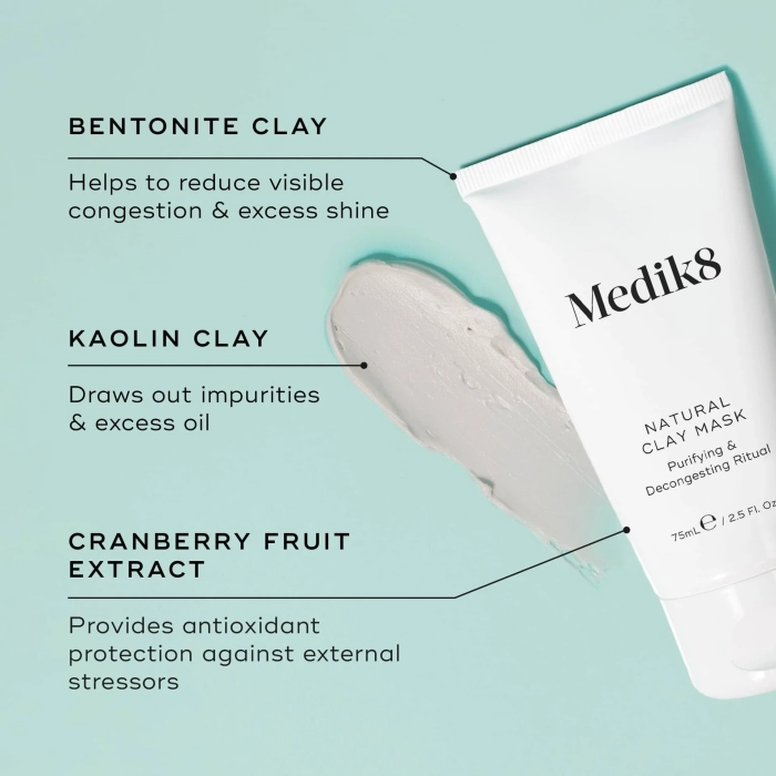 Medik8 Natural Clay Mask - Image 3